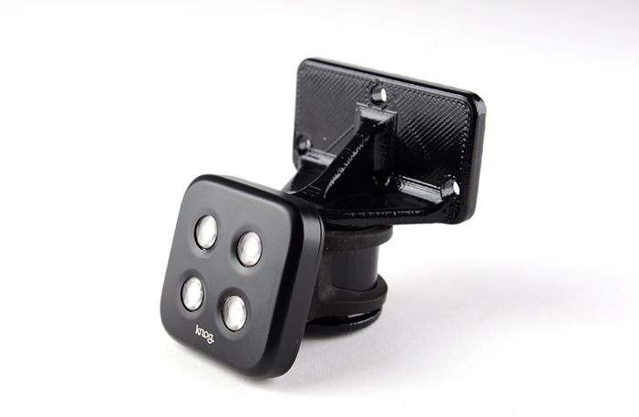 Bicycle Rear Rack Tail Light Mount Adapter – Universal Bike Cargo Rack Bracket for LED Safety Lights, E-Bike & Commuter Compatible